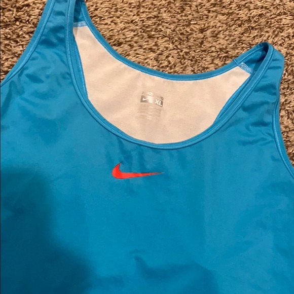 Nike Pro blue tank top shirt size XL - Picture 3 of 4